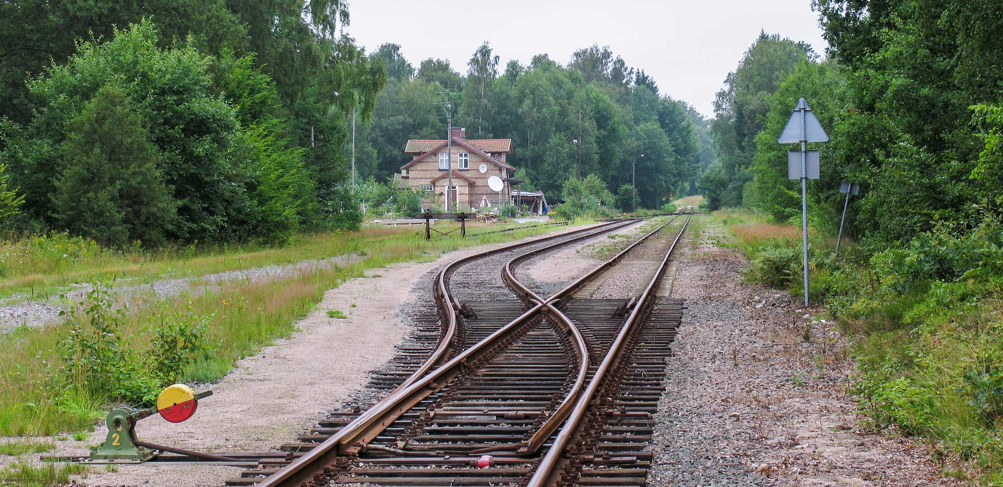 Bild: Bangården i Timsfors 2004