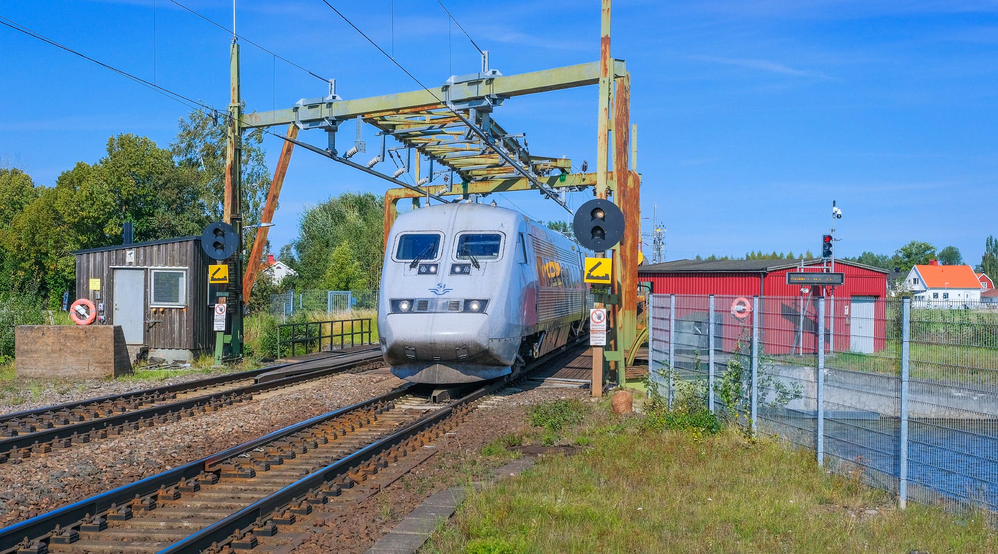 Bild: Brosignal i Töreboda