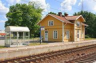 Bild: Stationshuset i Vedum 2005