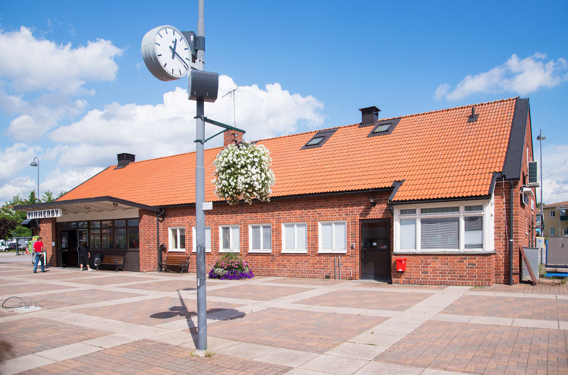 Bild: Stationshuset i Vimmerby