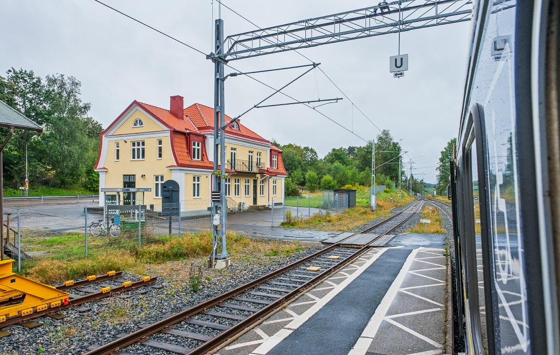 Bild: Stationshuset i Viskafors 2024