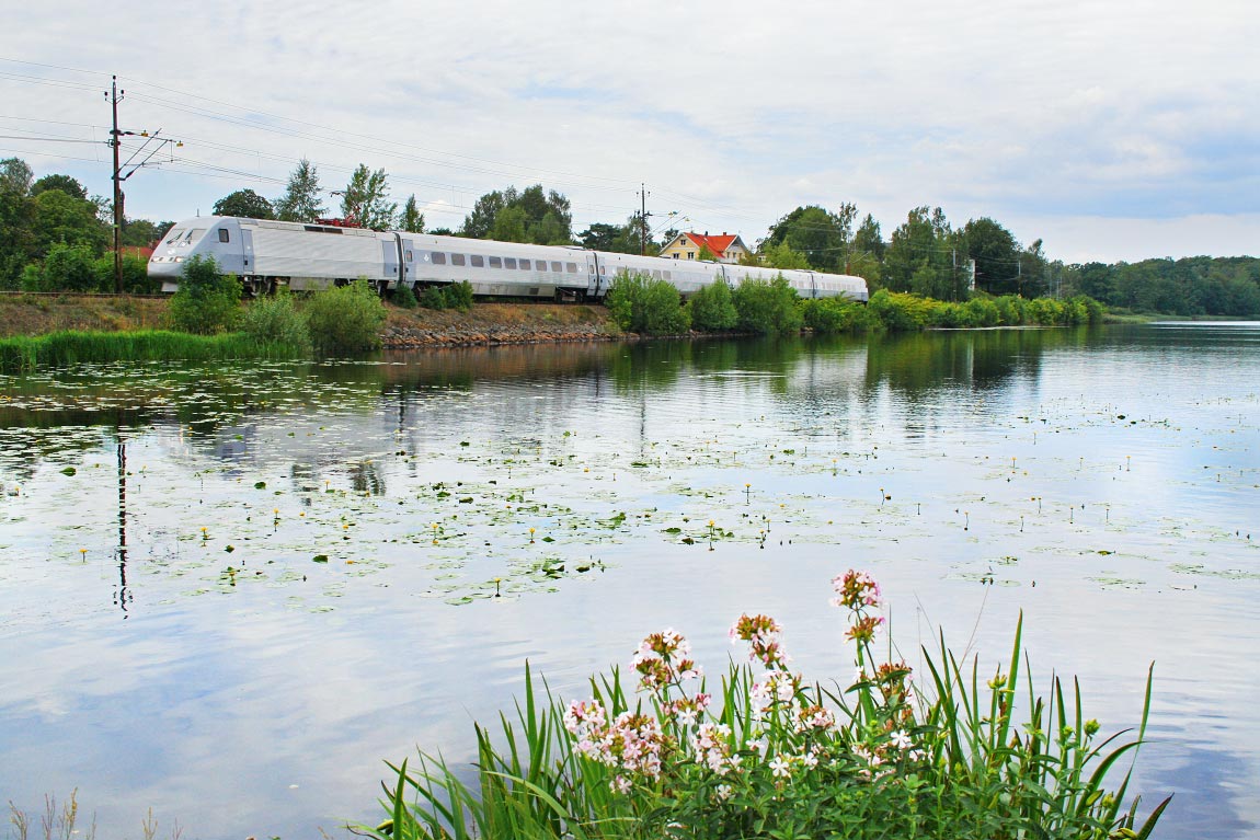 Bild: Godståg Halmstad-Malmö i Vankiva 2005