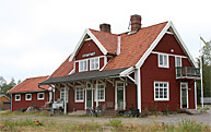 Bild: Stationshuset i Vitvattnet