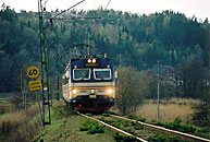 Bild: Tåg mot Göteborg vid Orrekläpp 2004