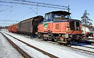 Bild: Z70-lokomotor i Skelleftehamn