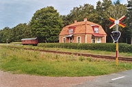 Bild: Den f d stationen i Bäckaskog
