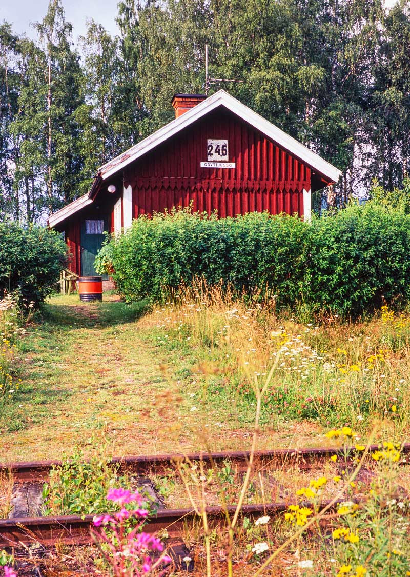 Bild: Banvaktsstugan i Gryttjesbo