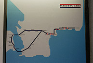 Bild: Karta över Kustpilens linjenät