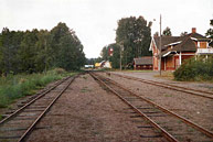 Bild: Kvillsfors station i början av 1980-talet