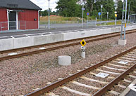 Bild: Repeterbaliserstavla i Rydsgård 2004