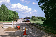 Bild: Tåg i Rynge 1994