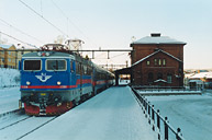 Bild: Persontåg i Sollefteå 1999