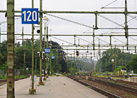 Bild: U-tavlor med siffror i Hässleholm 2004