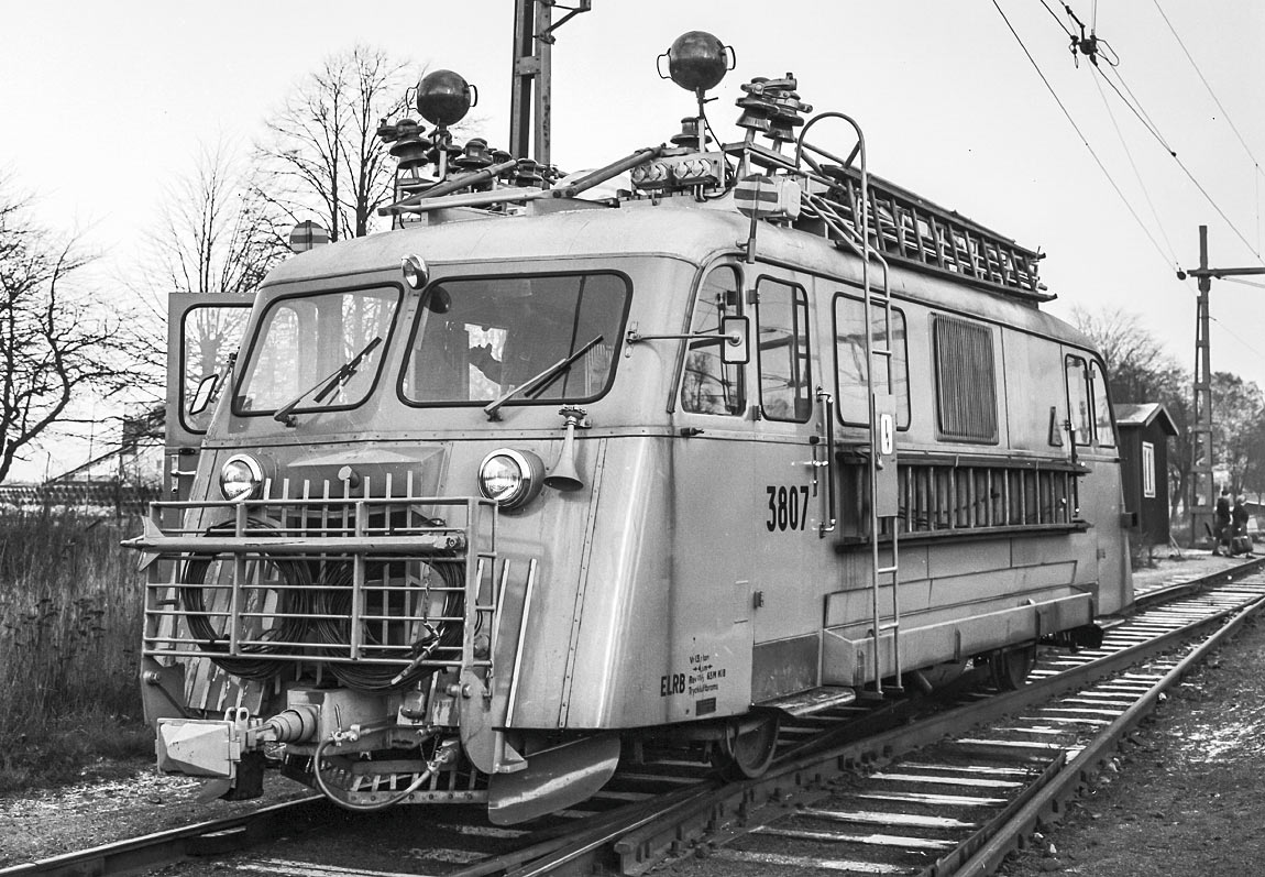 Bild: SJ elrevisionsrälsbuss ELRB 3807 1965