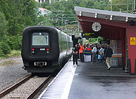 Bild: Invigningståg i Karlshamn 15 juni 2007