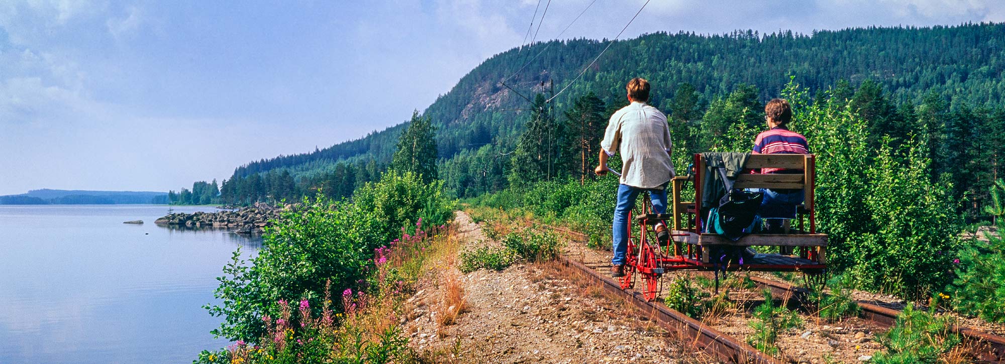 Dressincykling på Dellenbanan