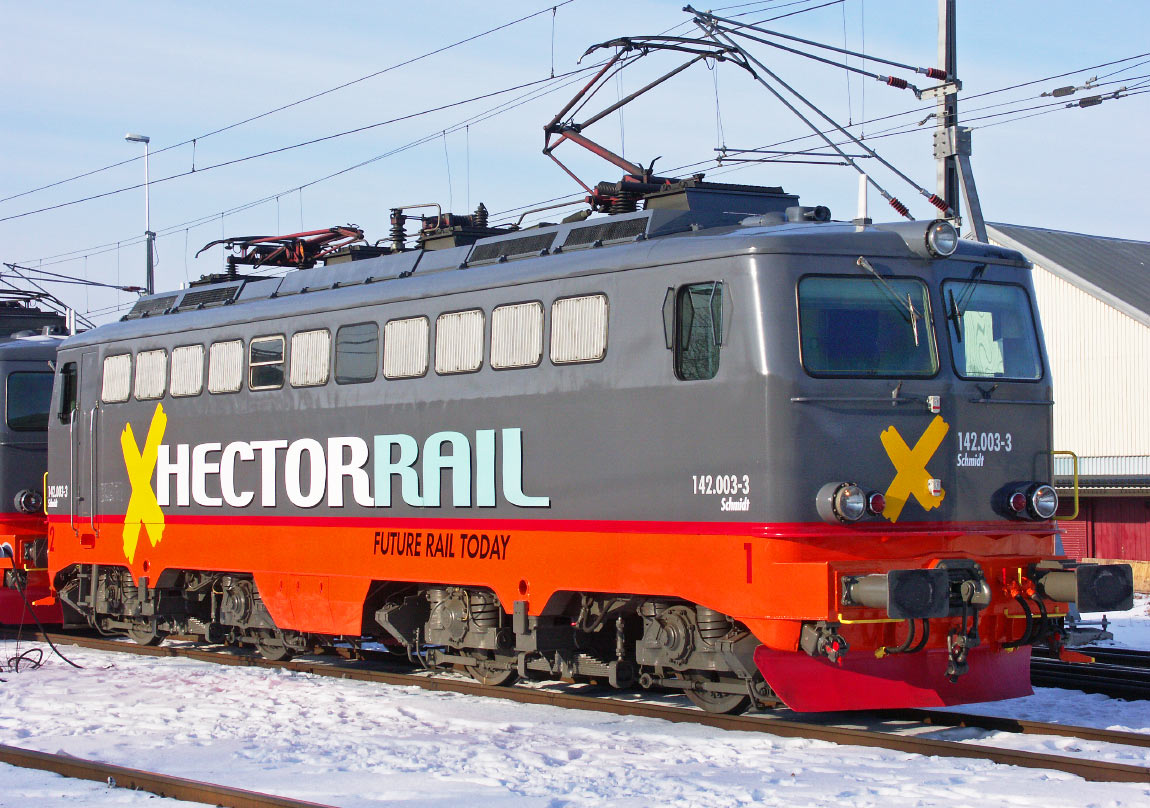 Bild: Hector Rail 142 003-3 i Hallsberg 2006