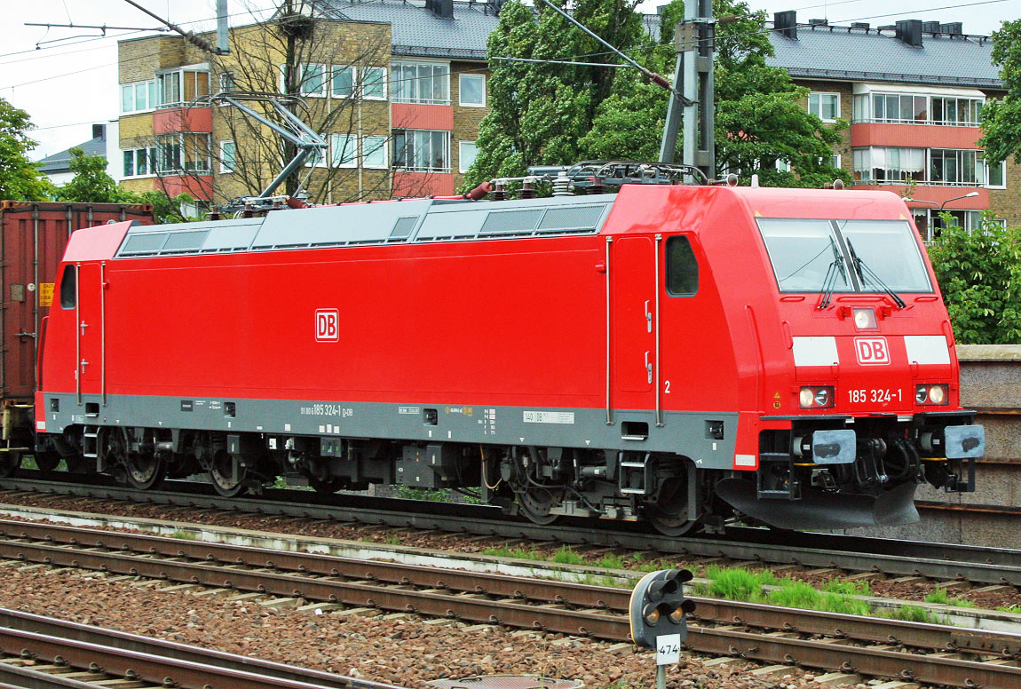 Railion 185 324-1 i Malmö 2008