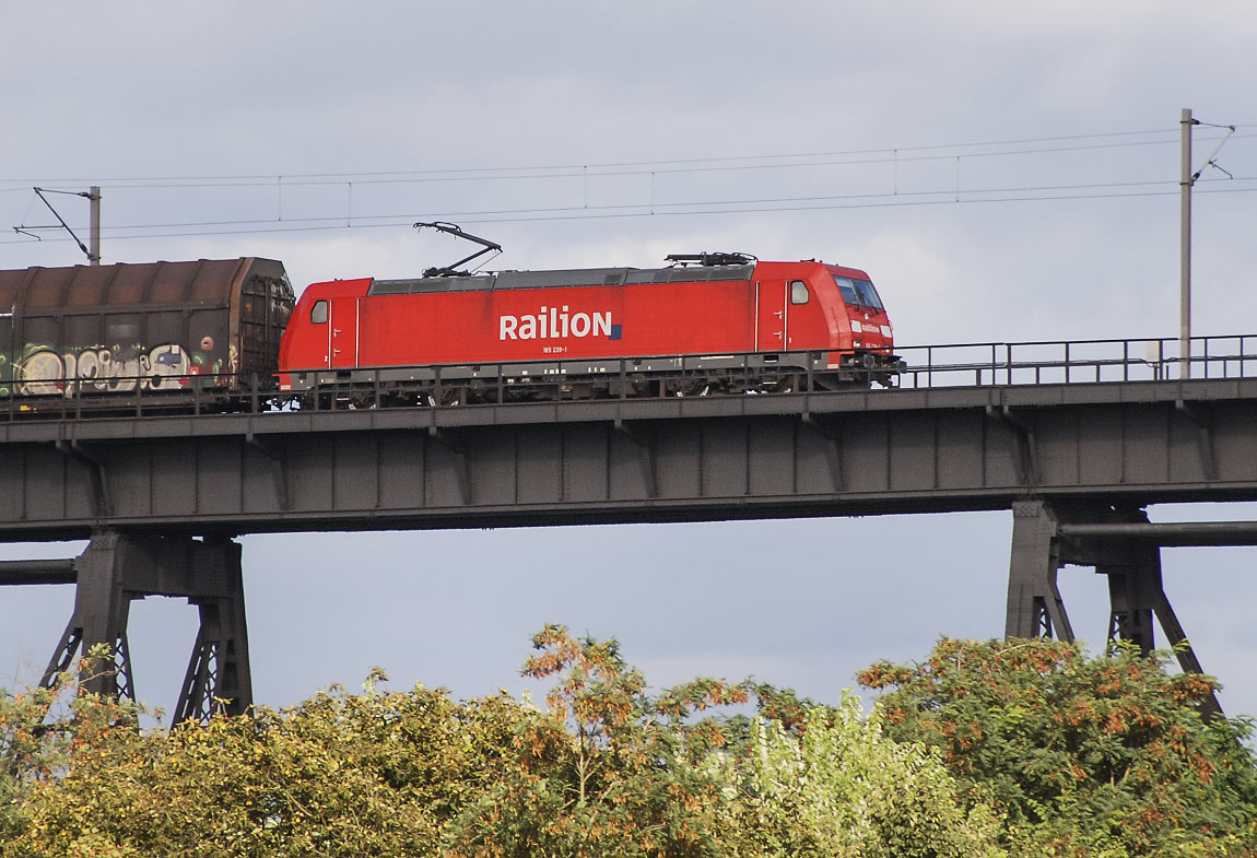 Bild: Railion 185 239-1 i Rendsburg 2007