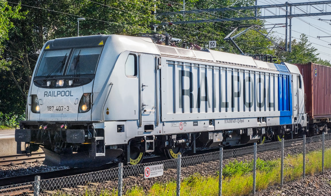 Bild: Railpool 187 407-3 i Töreboda 2024