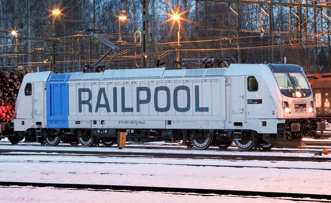 Bild: CFL Cargo/Railpool 187 91 74 0187 400-8 i Kil 2018