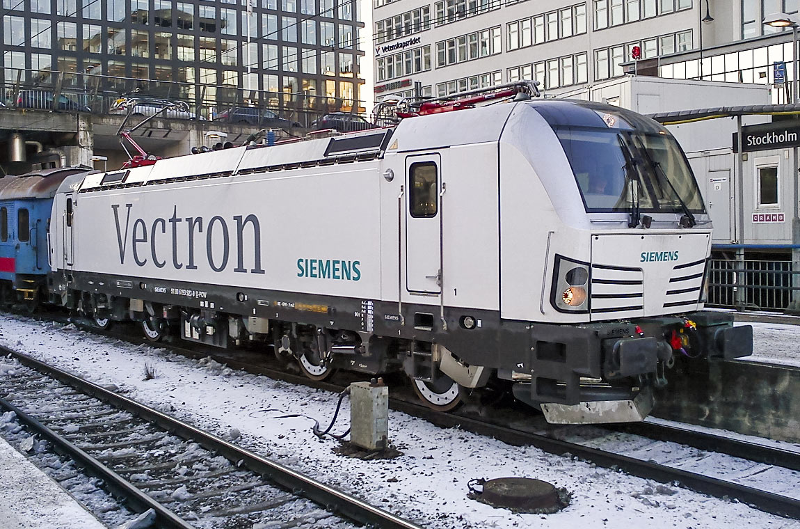Bild: Siemens 193 923-0 i Stockholm 2012