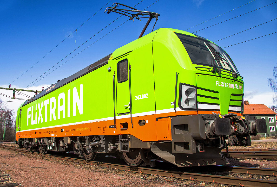 Bild: Hector Rail/FlixTrain 243 002 i Skoghall 2021