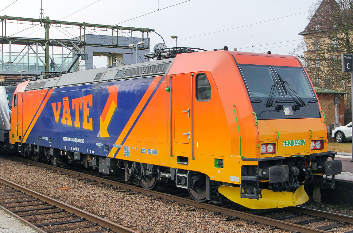 Bild: Nordic Re-Finance/Väte 482 049-7 i Halmstad 2025