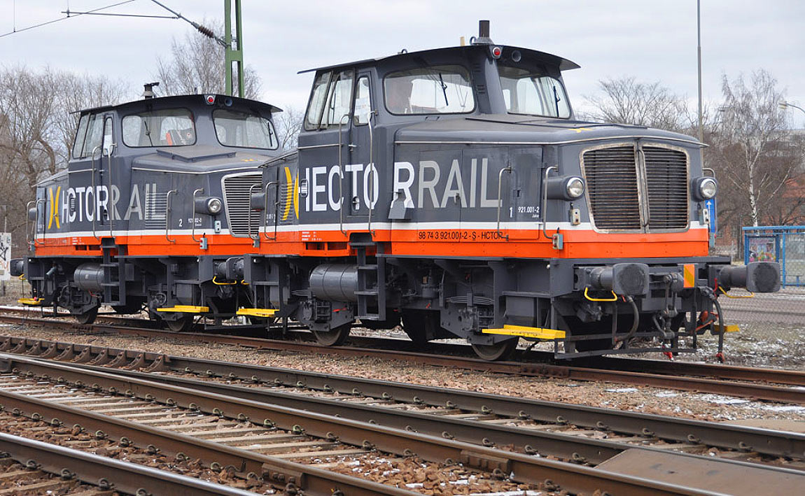 Bild: Hector Rail 921 001-2 i Västerås 2009