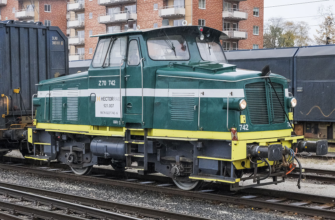 Bild: Hector Rail 921 007 i Skövde 2021