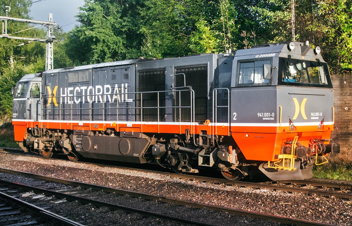 Bild: Hector Rail 941 001 i Kongsvinger 2014