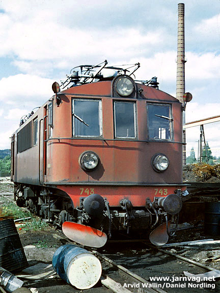 Bild: Bk 743 i väntan på skrotning i Nykroppa 1974