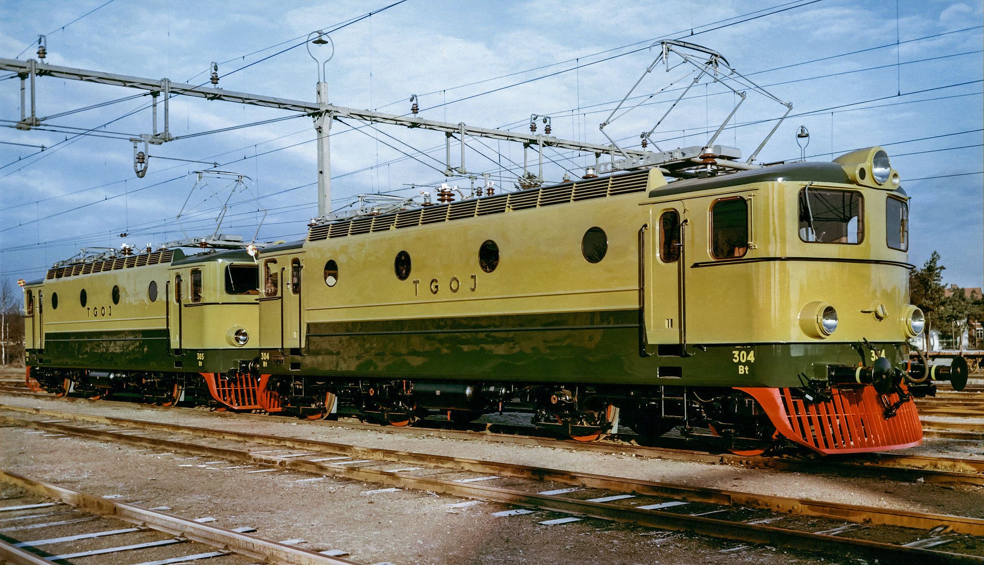 Bild: Bt 304+305 1955