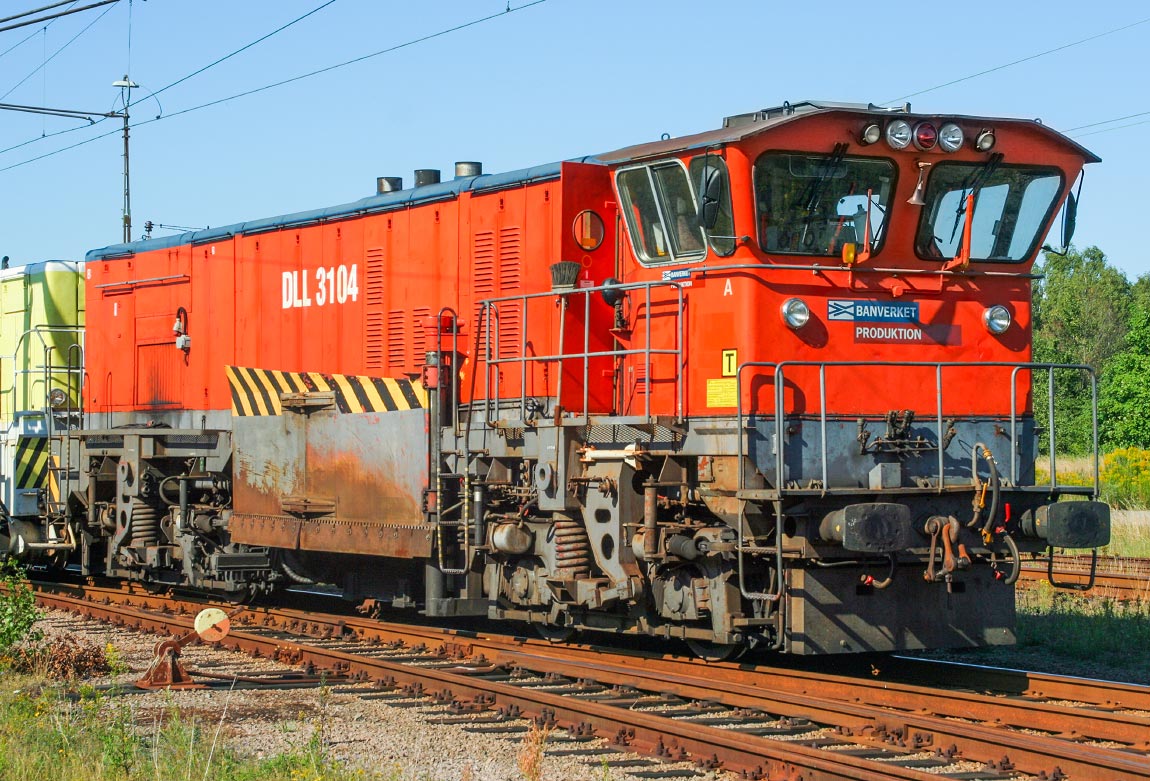 Bild: DLL 3104, f d Tb 288, i Hässleholm 2008