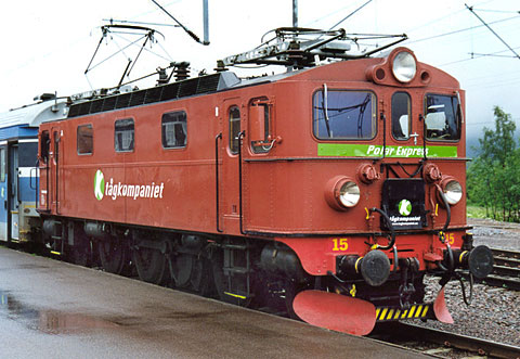 Bild: Tågkompaniet Da 15 i Kiruna 2000