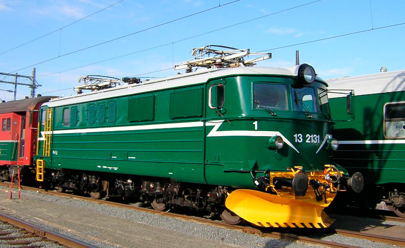 Bild: Ofotbanen El 13 2131 i Narvik 2004