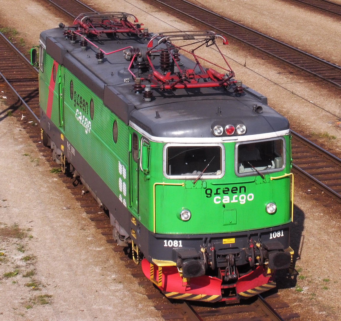 Bild: Green Cargo Rc2 1081 i Malmö 2005