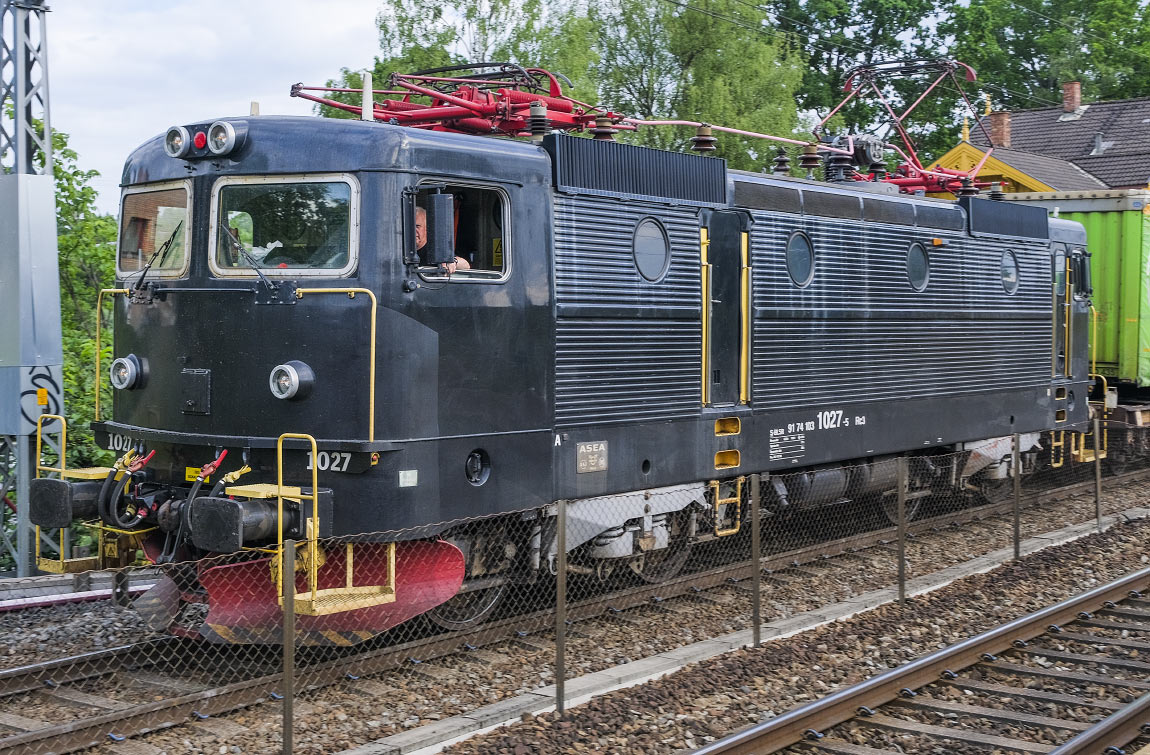 Bild: BLS Rail/Onrail Rc3 1027 i Grorud i Norge 2022