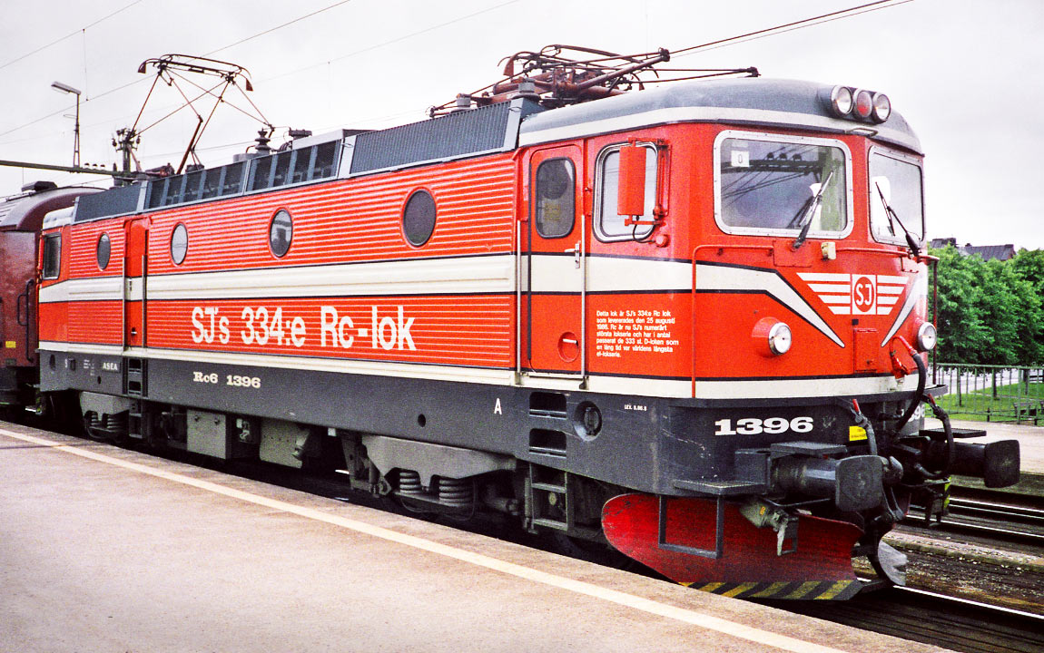 Bild: Rc6 1396 i Gävle 1988