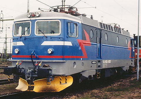 Bild: SJ Rc6 1422 i Malmö 1989