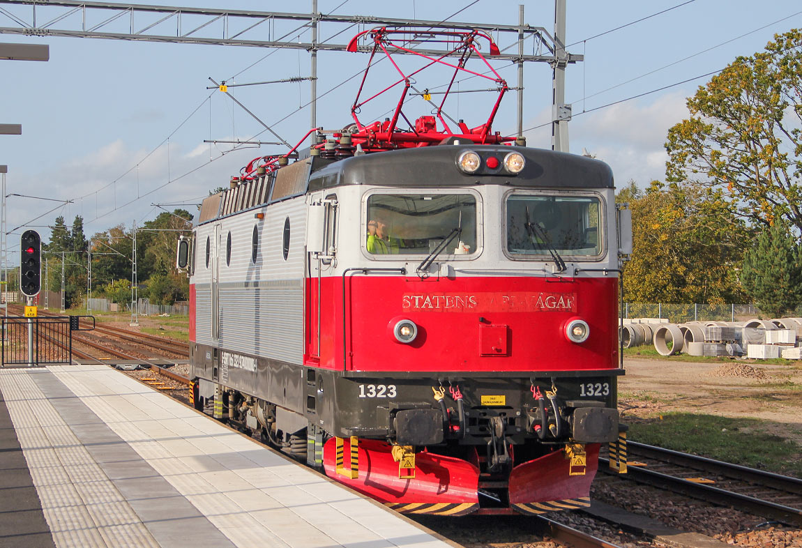 Bild: Trafikverket Rc6 1323 i Ängelholm 2023