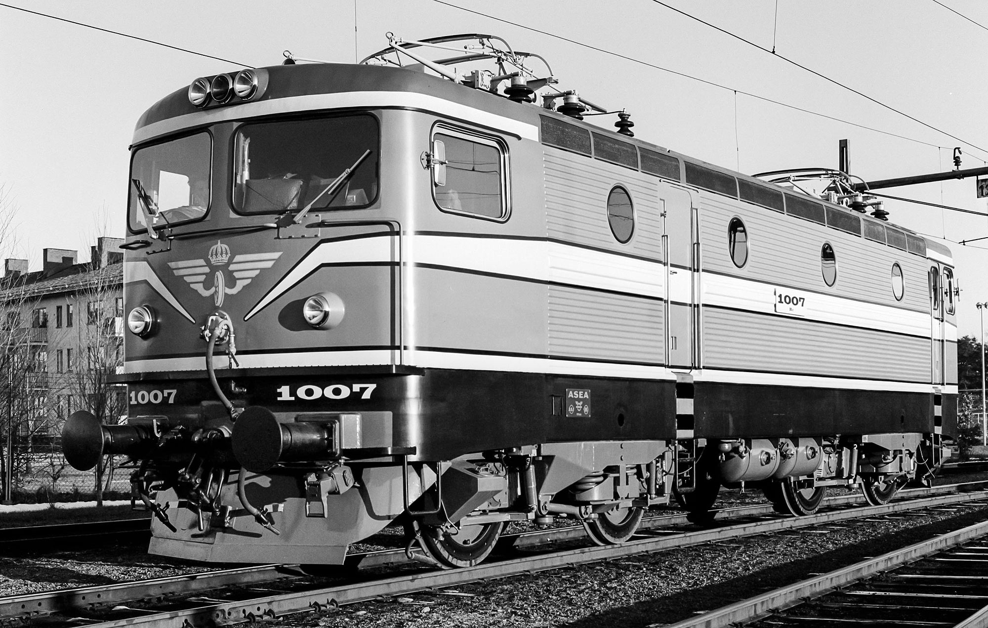 Rc 1007 - det allra första Rc-loket - i december 1966