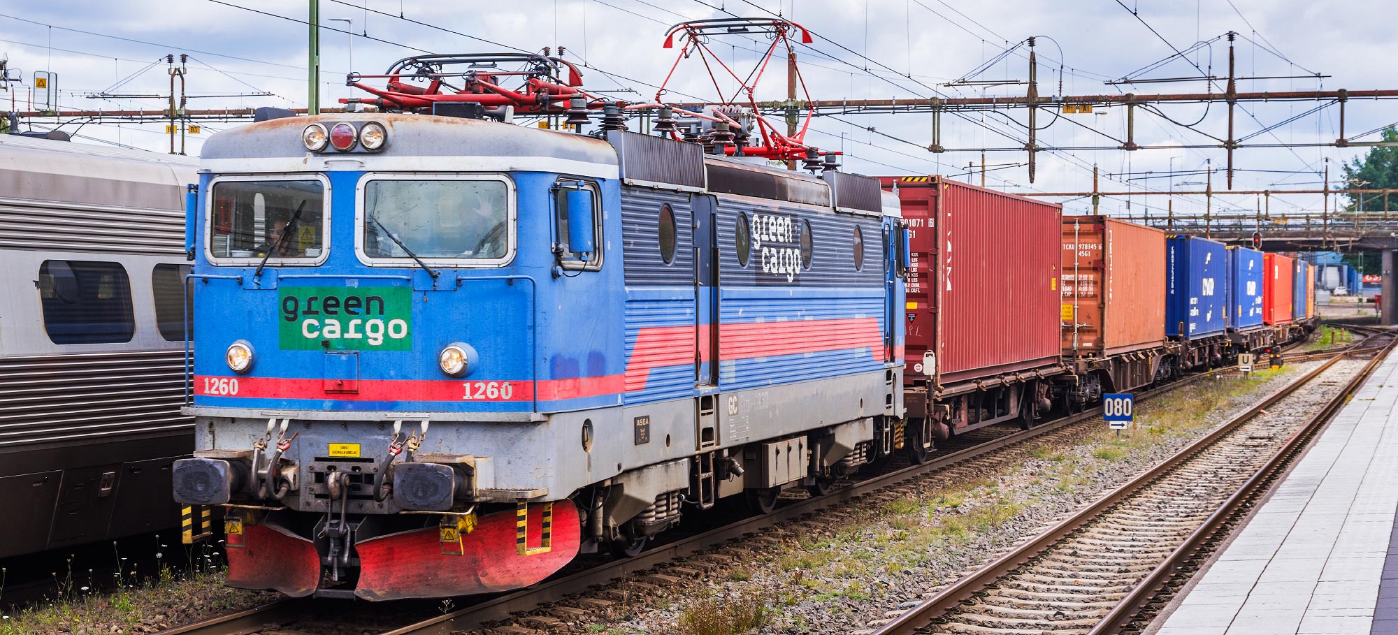 Green Cargo Rm 1260 i Hässleholm 2018