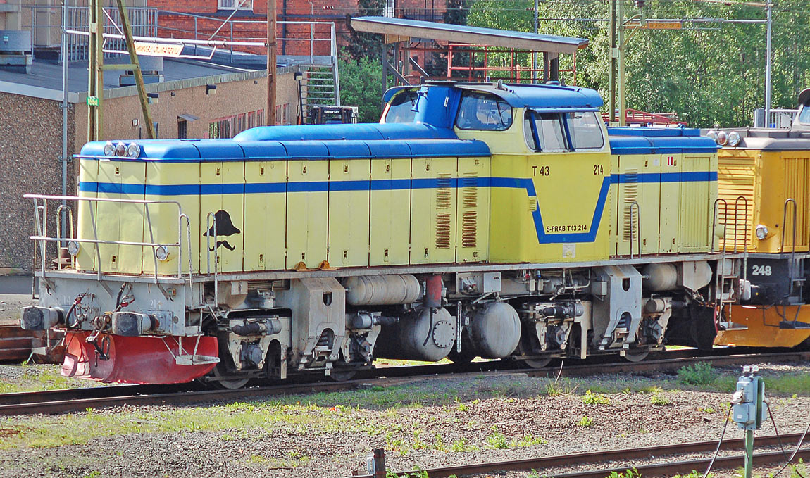 Bild: Peterson Rail T43 214 i Nässjö 2010