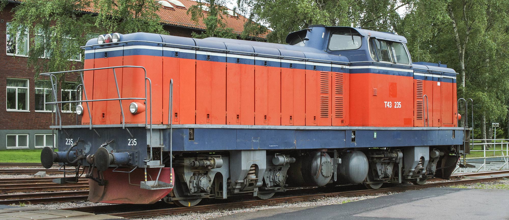 T43 235 som museilok i Ängelholm 2008