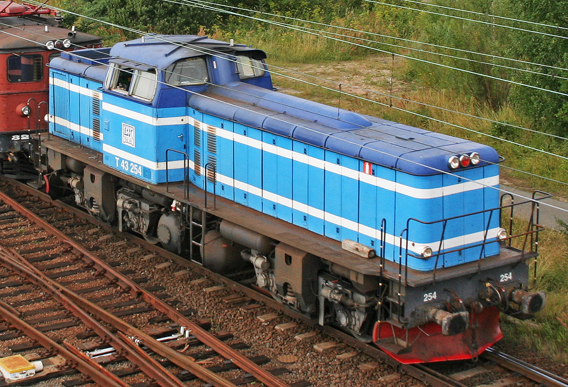 Bild: BK Tåg T43 254 i Kristianstad 2005
