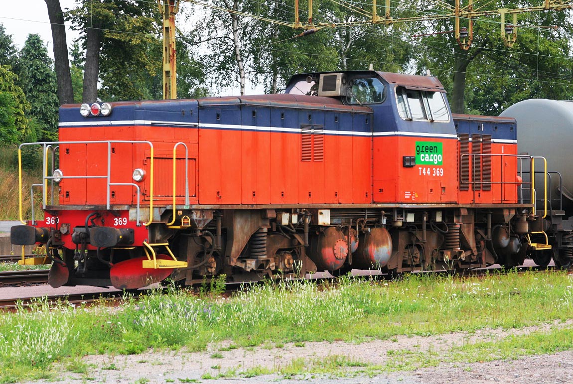 Bild: Green Cargo T44 369 i Perstorp 2009