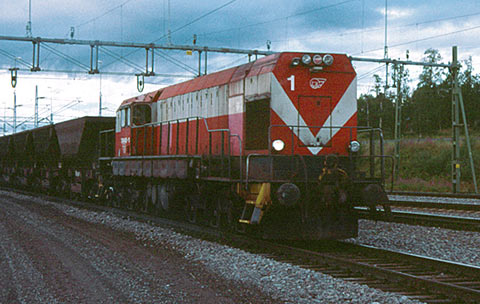 Bild: T46 1 i Kiruna 2003