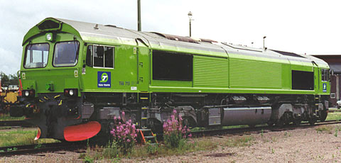 Bild: T66 713 i Kristinehamn 2001