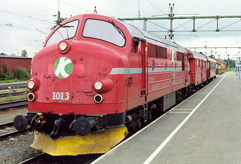 Bild: IBAB/Tågkompaniet TMX 1013 i Boden 2000